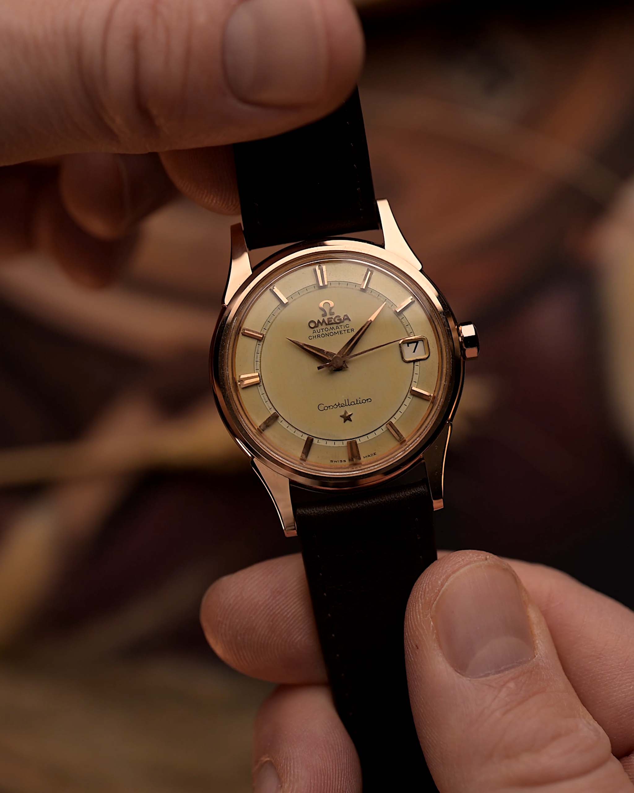 Royal Constellation 14393 Railroad 18k Rose