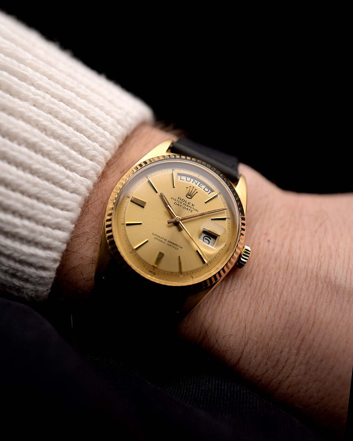 Vintage | 18K Gold | “Sunburst Dial | Automatic Classic